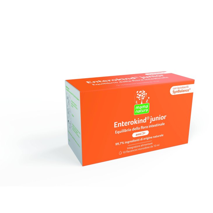 Mama Natura Enterokind Junior Integratore Equilibrio Flora Intestinale Bimbi