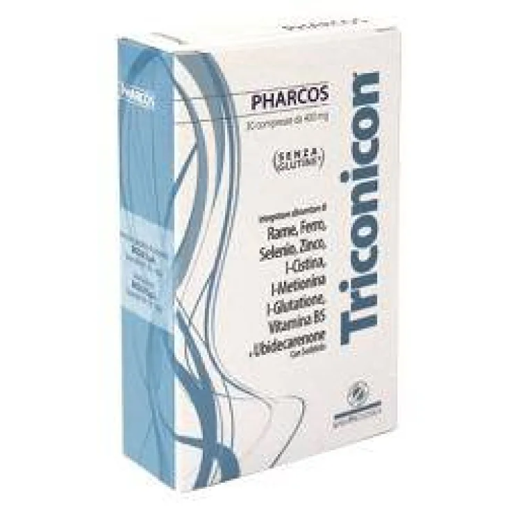Triconicon Pharcos Integratore per benessere unghie e capelli 30 compresse