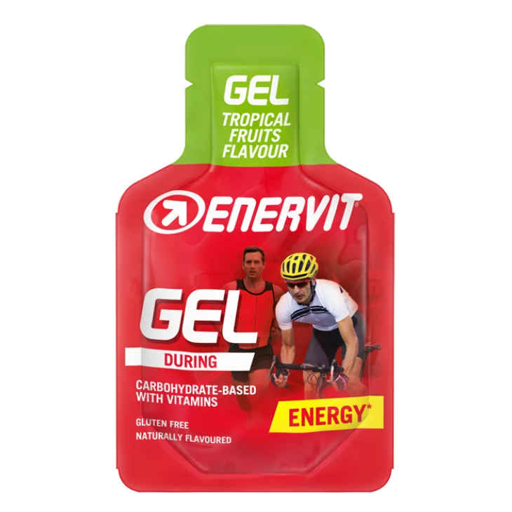 Enervit Enervitene Sport Integratore Energetico per sportivi al gusto Frutti Tropicali 1 gel pack