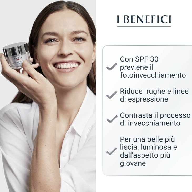 Eucerin Hyaluron Filler Trattamento Giorno Antirughe SPF 30