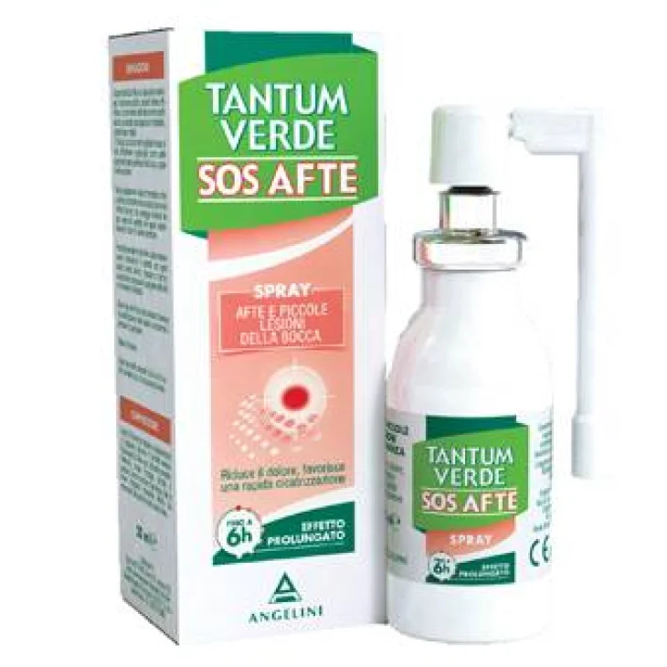 Tantum Verde SOS Afte Spray Afte e Lesioni della Bocca 20 ml