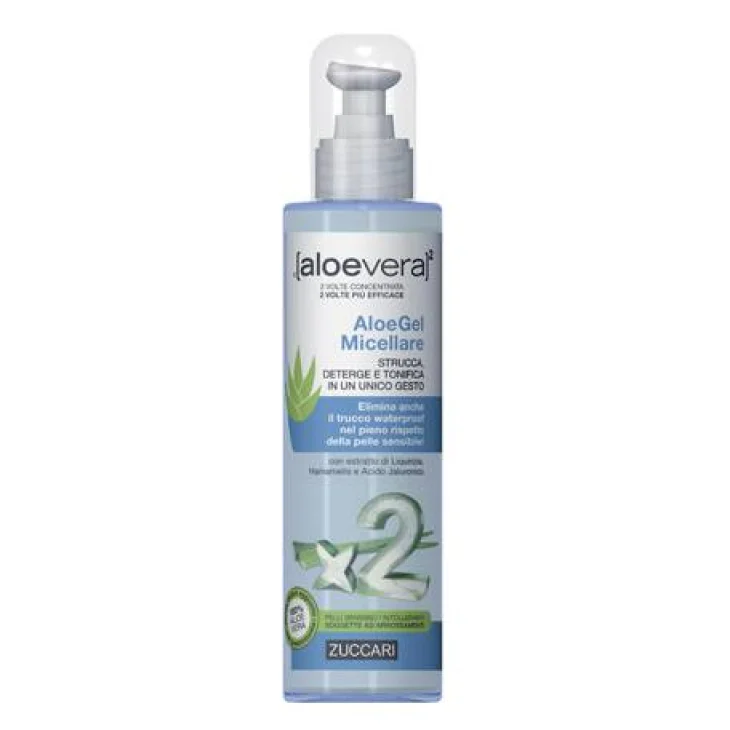 Zuccari Aloevera2 AloeGel Micellare Estratto di Liquirizia