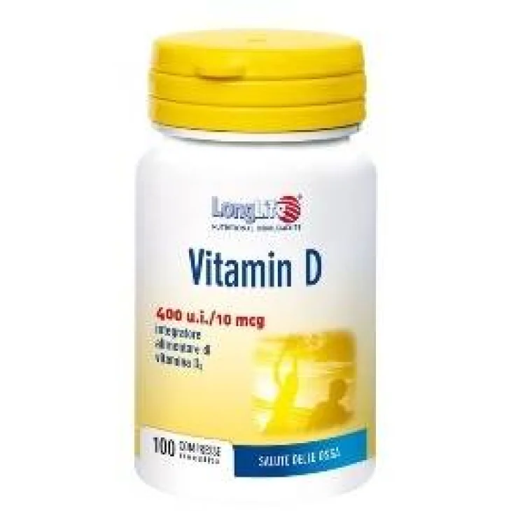 Longlife Vitamina D3 400 Integratore Benessere Ossa e Cartilagini