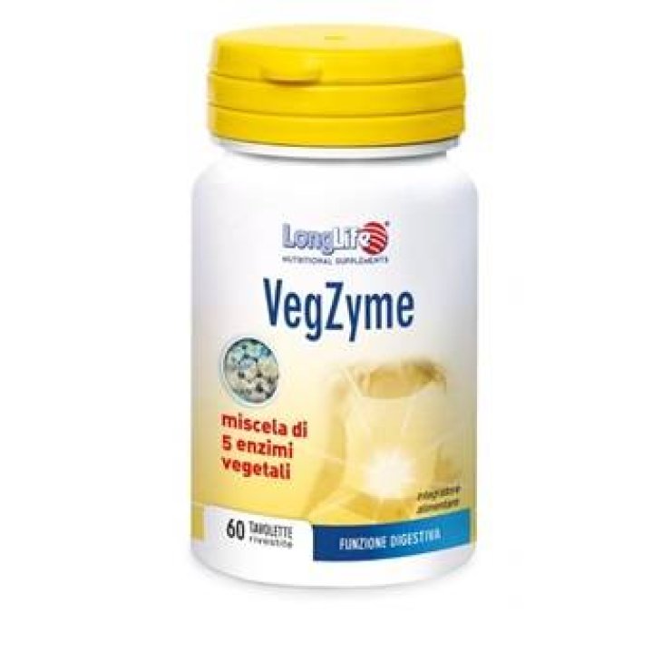 Longlife VegZyme Integratore per la Buona Digestione