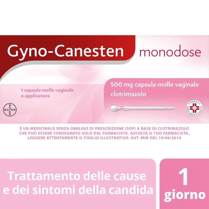 Gyno-Canesten Monodose 500Mg Capsula Vaginale