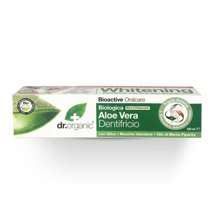 Dr Organic Aloe Vera Dentifricio 100 ml
