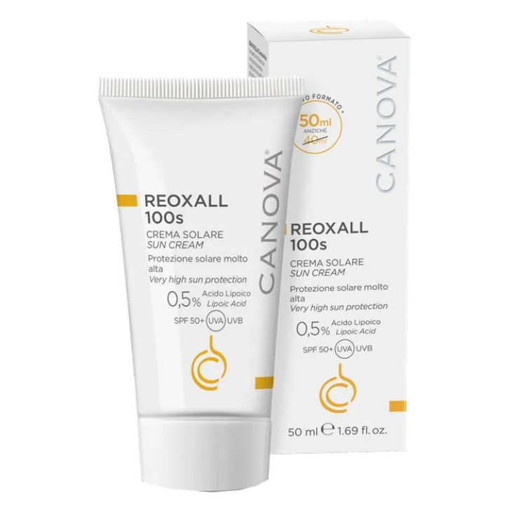 Reoxall 100s Protezione Solare Viso SPF 50+