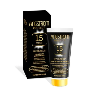 Angstrom Hydraxol Crema Solare Viso Protezione Solare Media SPF 15