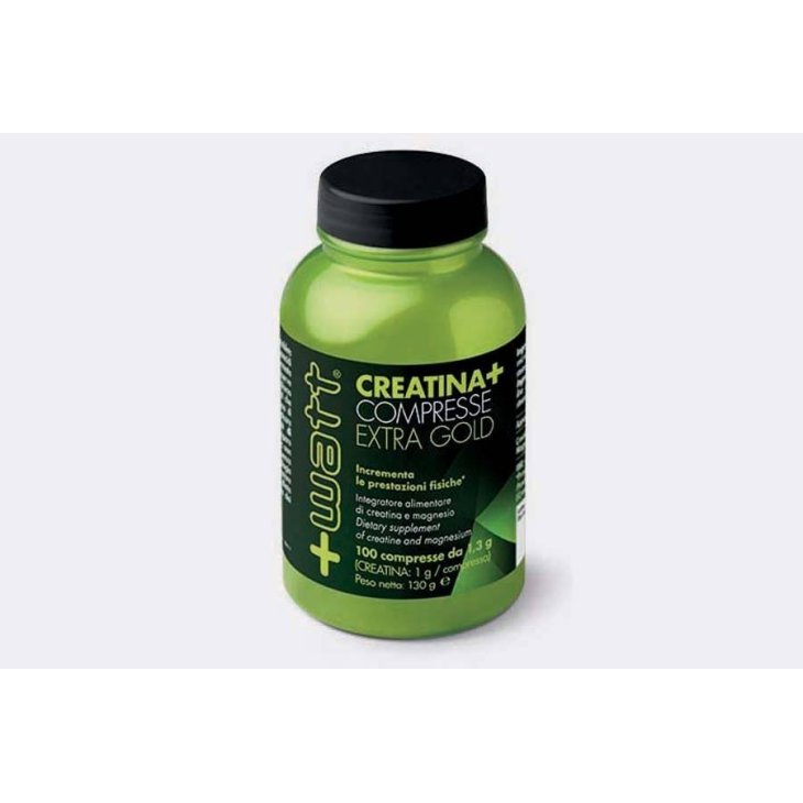 Watt Testo Tech Creatina+ Extra Gold Integratore a base di Creatina 100 compresse