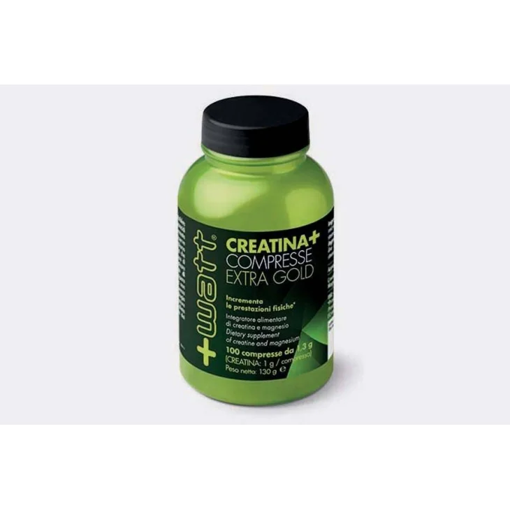 Watt Testo Tech Creatina+ Extra Gold Integratore a base di Creatina 100 compresse