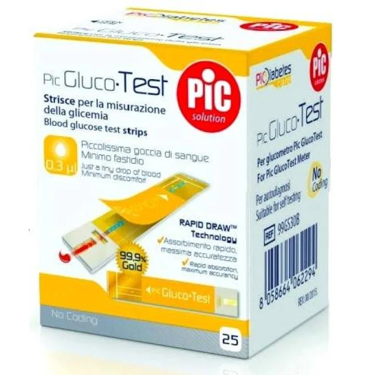 Pic Strisce Glucotest Strisce Misurazione Glicemia