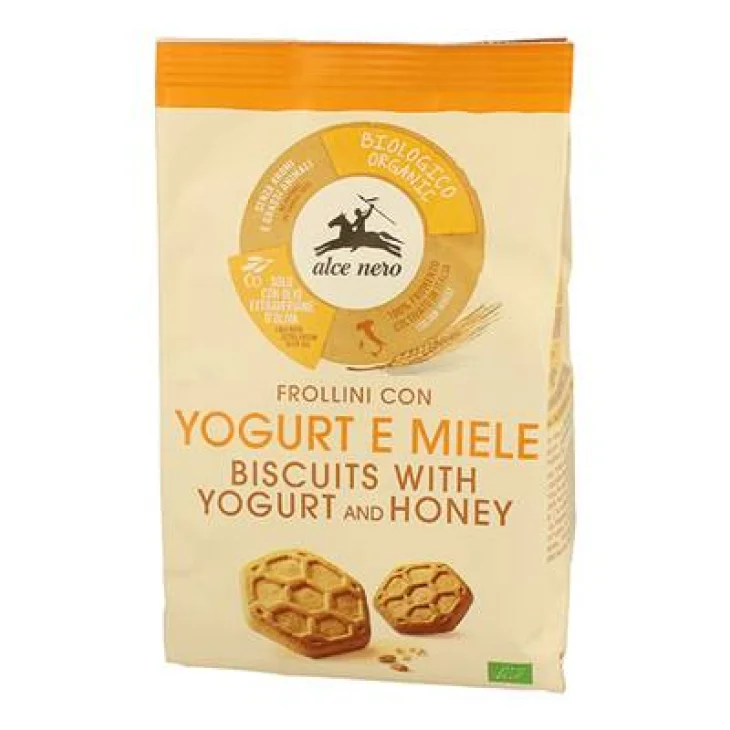 Alce Nero Frollini con yogurt e mele 250 g