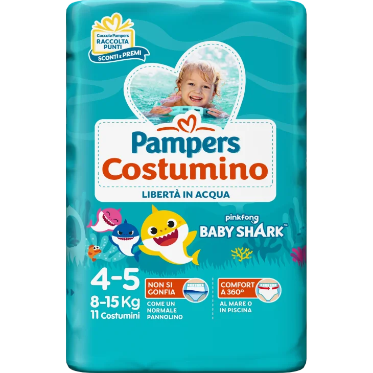 Pampers Il Costumino taglia 4 (8-15 kg) 11 costumini