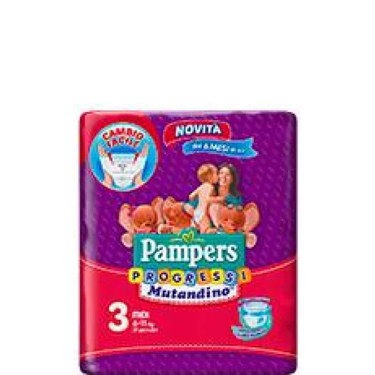 Pampers Progressi Mutandino Taglia 3 (6-11kg ) 21 pannolini