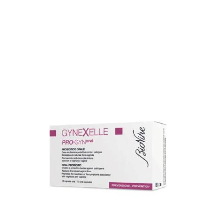 Bionike Pro-Gin Gynexelle Probiotico orale per l'igiene intima vaginale 15 capsule