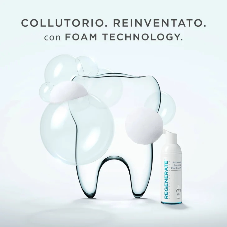 Regenerate Collutorio Mousse avanzato ripara lo smalto Dentale 50 ml