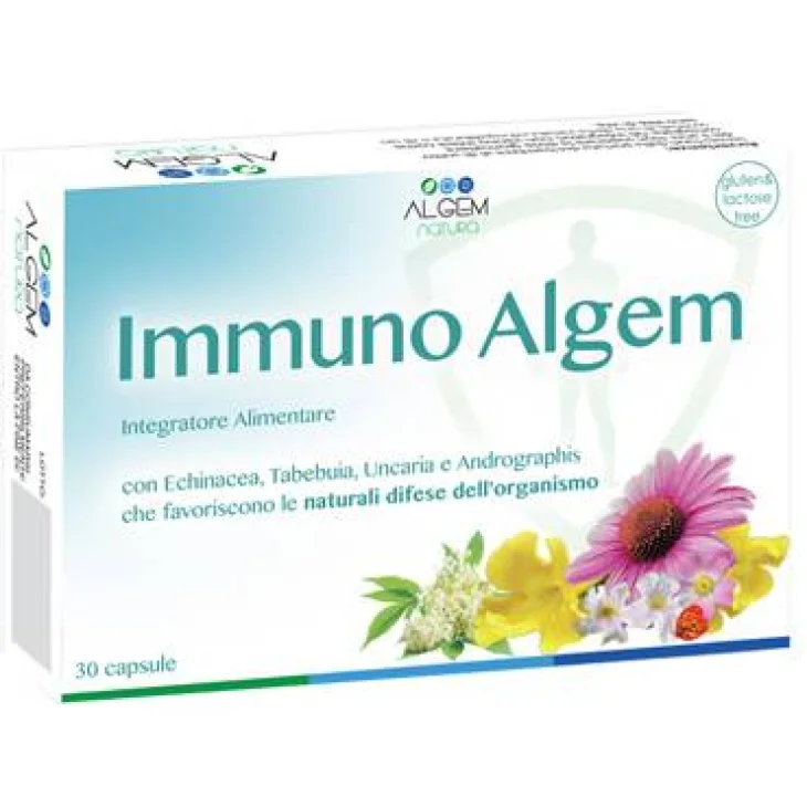Algem Natura Immuno Integratore per il sistema immunitario 30 compresse