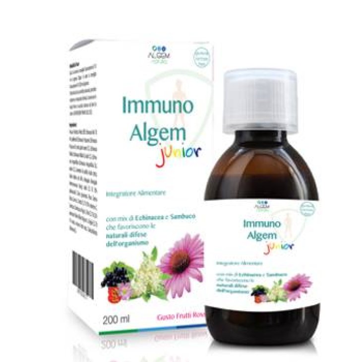 Algem Natura Immuno Junior Integratore per il Sistema Immunitario 200 ml