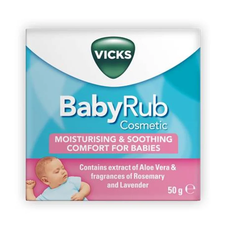 Vicks BabyRub Massaggio Lenitivo e Rilassante Bambini 50 g