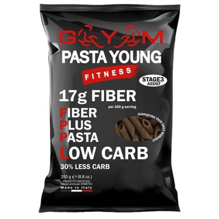Pasta Young Fiber Pasta Plus Penne Rigate Low Carb per Sportivi 250 g