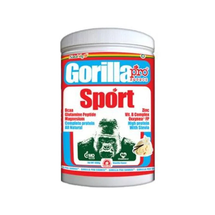 Naturveg Gorilla Pro Source Integratore proteico vegano 1000 g gusto lampone