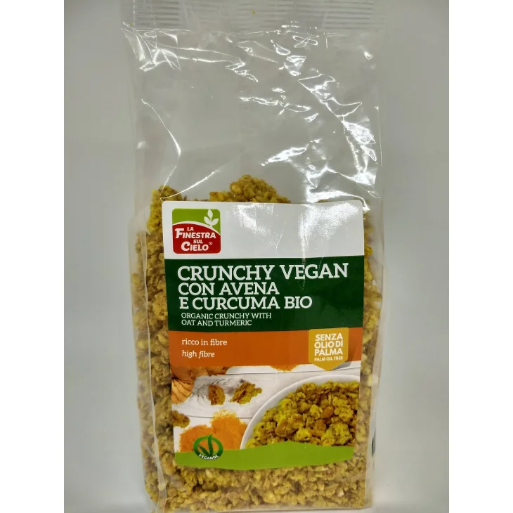 La Finestra Sul Cielo Crunchy Vegan Con Avena E Curcuma Bio