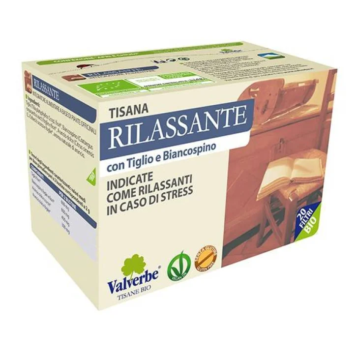 Valverbe Tisana Rilassante con Tiglio e Biancospino 20 filtri