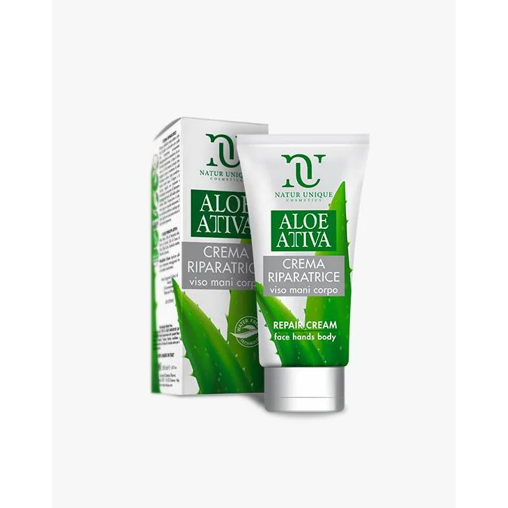 Natur Unique Aloe Attiva Crema Riparatrice Viso Mani Corpo