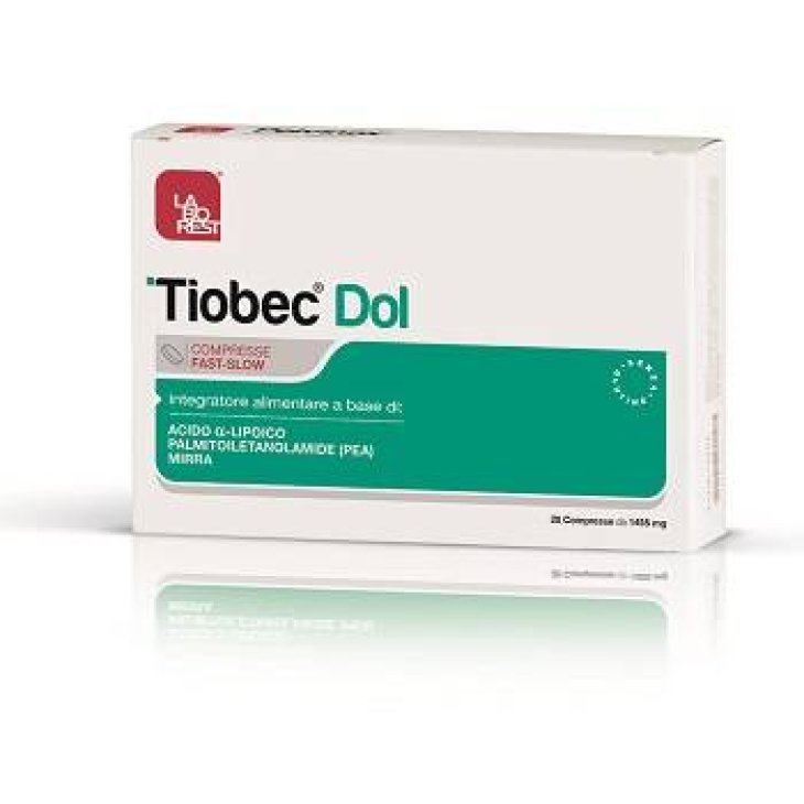 Laborest Tiobec Dol Compresse Integratore Acido a Lipoico Palmiotoiletanolamide Mirra