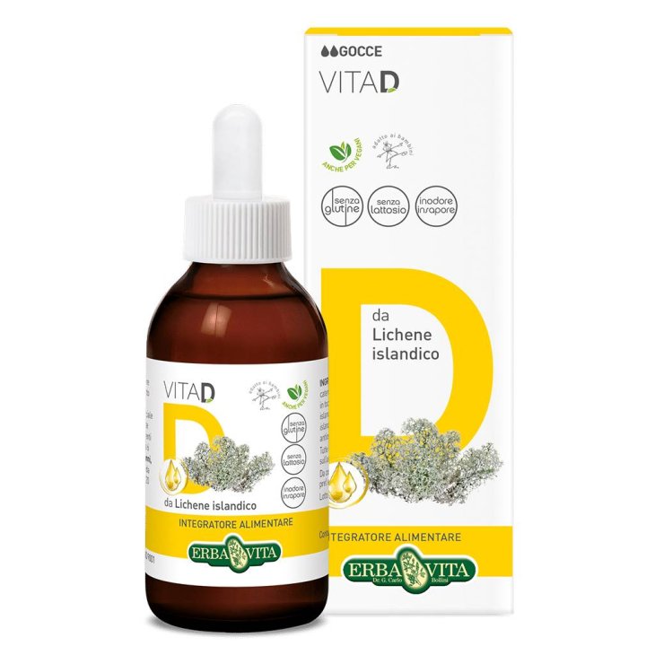 Erba Vita Vita D Gocce Integratore Vitamina D