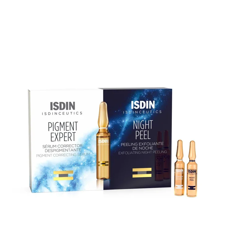 Isdin Pigment Expert & Night Peel Routine Antimacchie