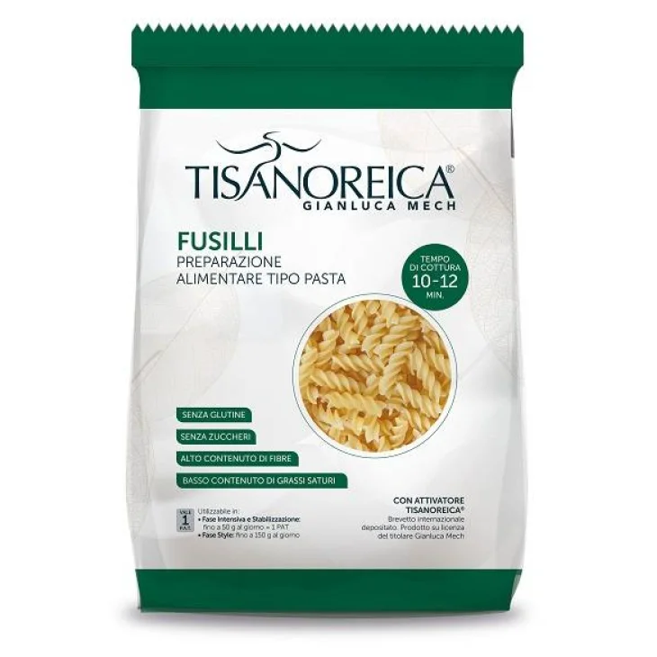Tisanoreica Tisanopast Original 250 g Fusilli senza Glutine e Zuccheri