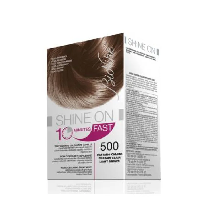 BioNike Shine On Fast Trattamento colorante per i capelli Colore Castano Chiaro
