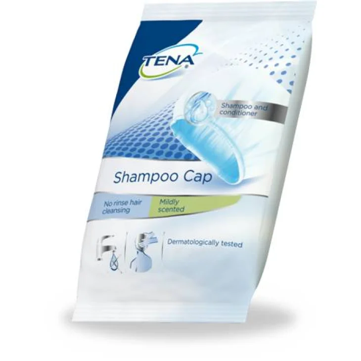Tena Shampoo Cap Cuffia Shampoo Pre-Umidificata