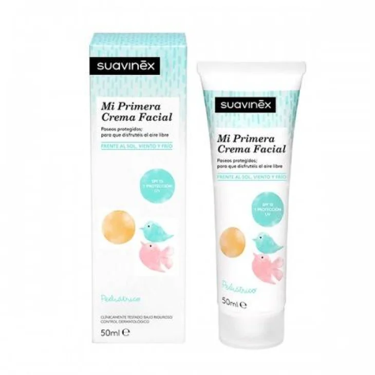 Suavinex Mi Primera Crema Facial Crema Viso per il Bambino 50 ml