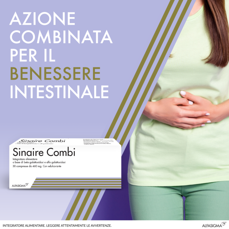 Sinaire Combi Integratore Alimentare Contro I Gas Intestinali