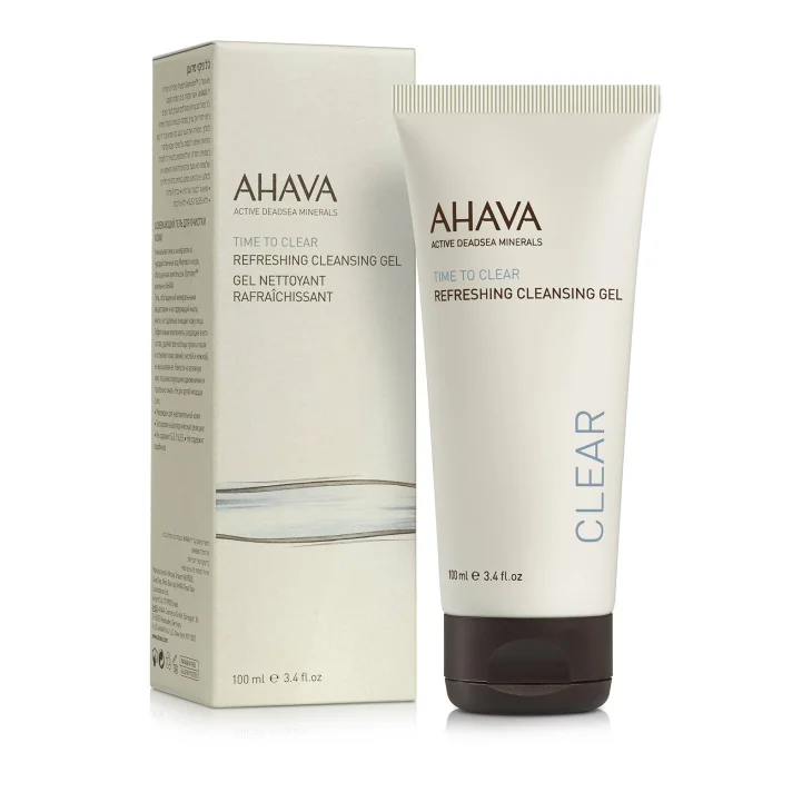 Ahava Time To Clear Refreshing Cleansing Gel detergente per il viso 100 ml
