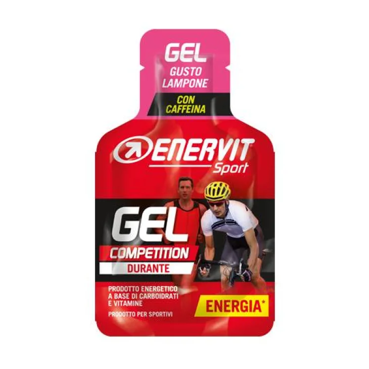 Enervit Enervitene Sport Integratore energetico per sportivi Gusto Lamponi 1 gel pack