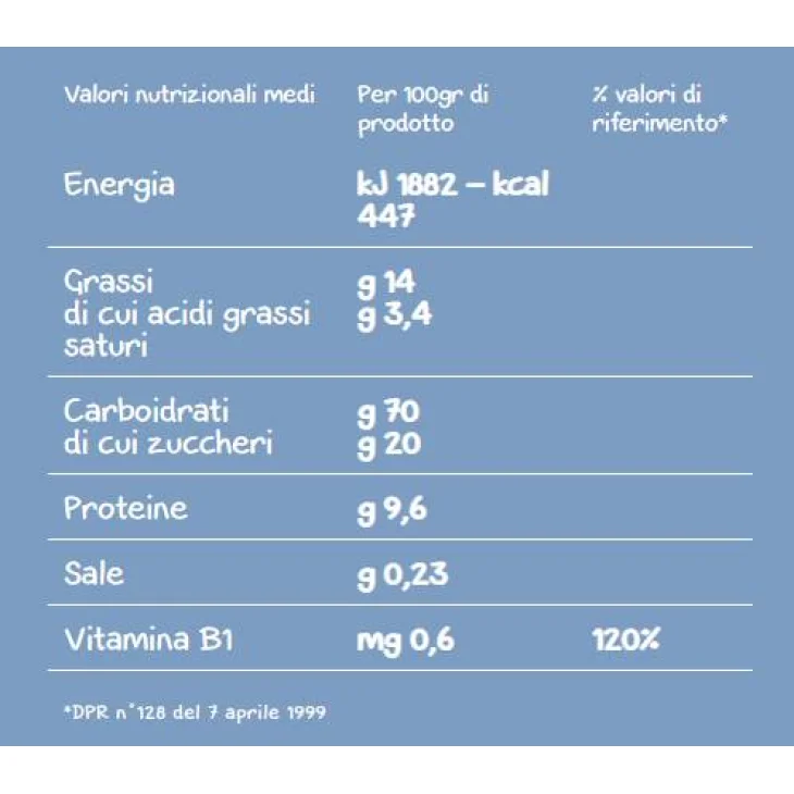 Mellin Viaggio d'Italia Biscotti di Farro Bio