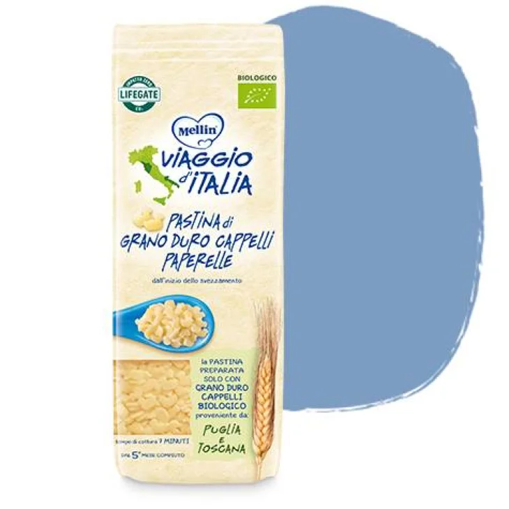 Mellin Viaggio d'Italia Pastina di Grano Duro Cappelli Paperelle
