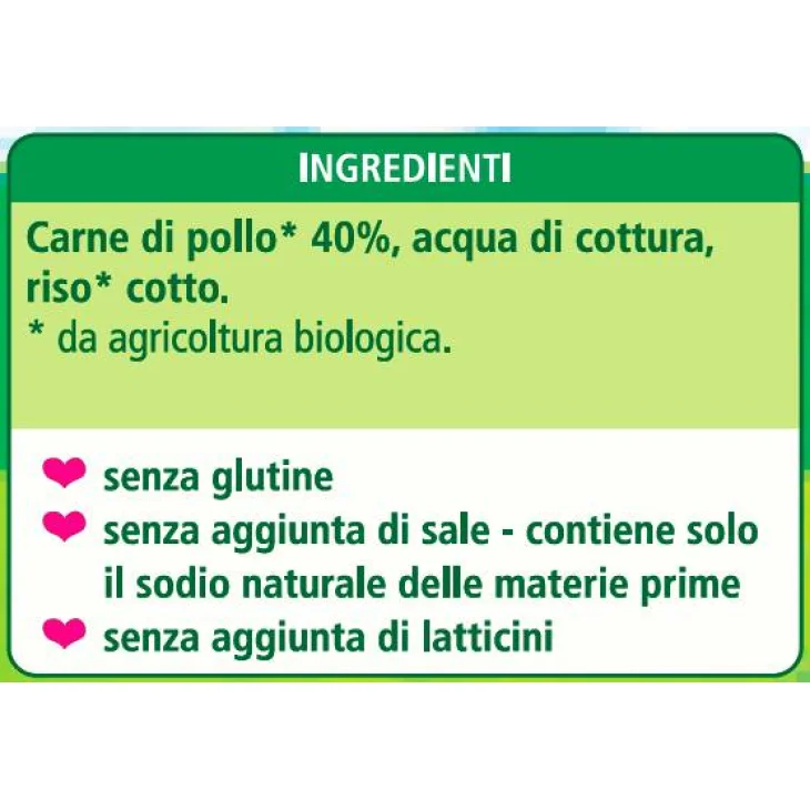 Hipp Bio Omogeneizzato Biologico Pollo 2 x 80 g