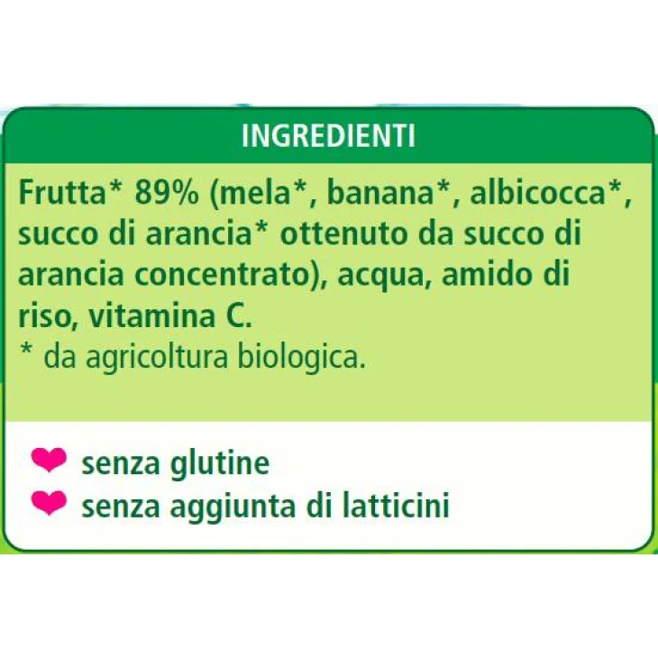 Hipp Bio Omogeneizzato Biologico Frutta Mista 2 x 80 g