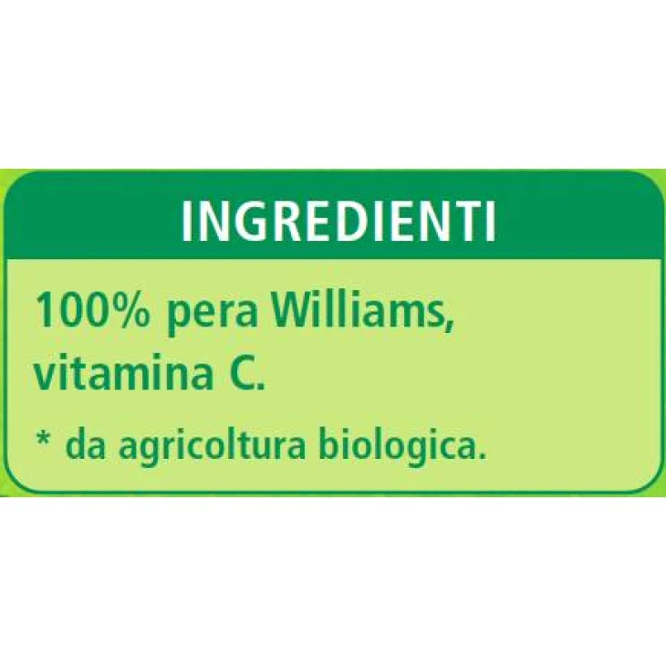 Hipp Bio Merenda Biologica Frutta Grattugiata Pera Williams