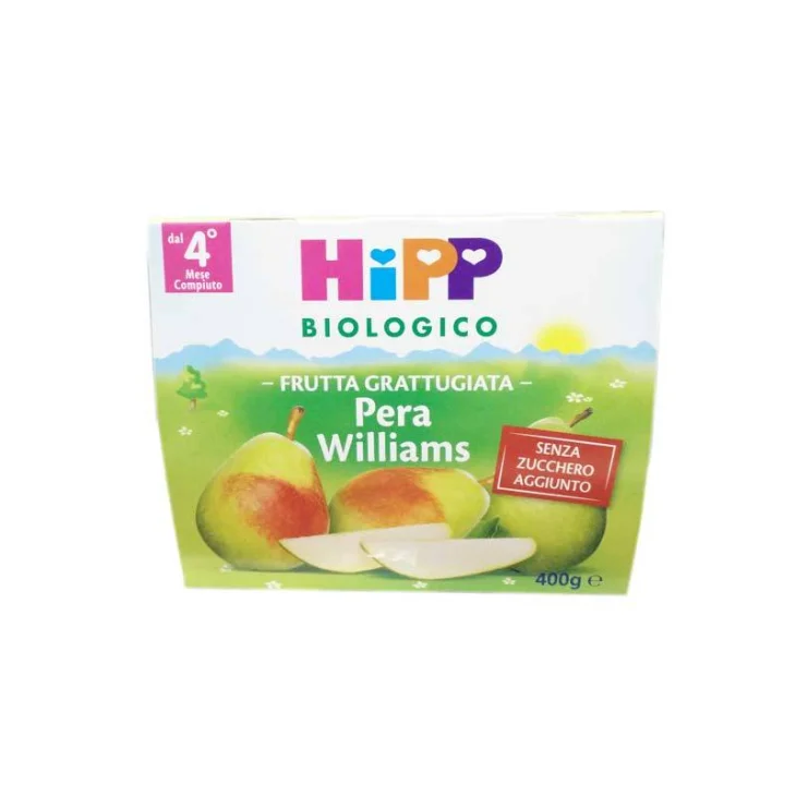 Hipp Bio Merenda Biologica Frutta Grattugiata Pera Williams