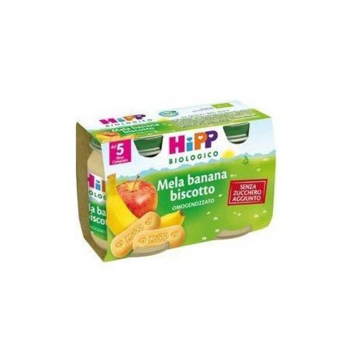 Hipp Bio Merenda Biologica Mela Banana e Biscotto