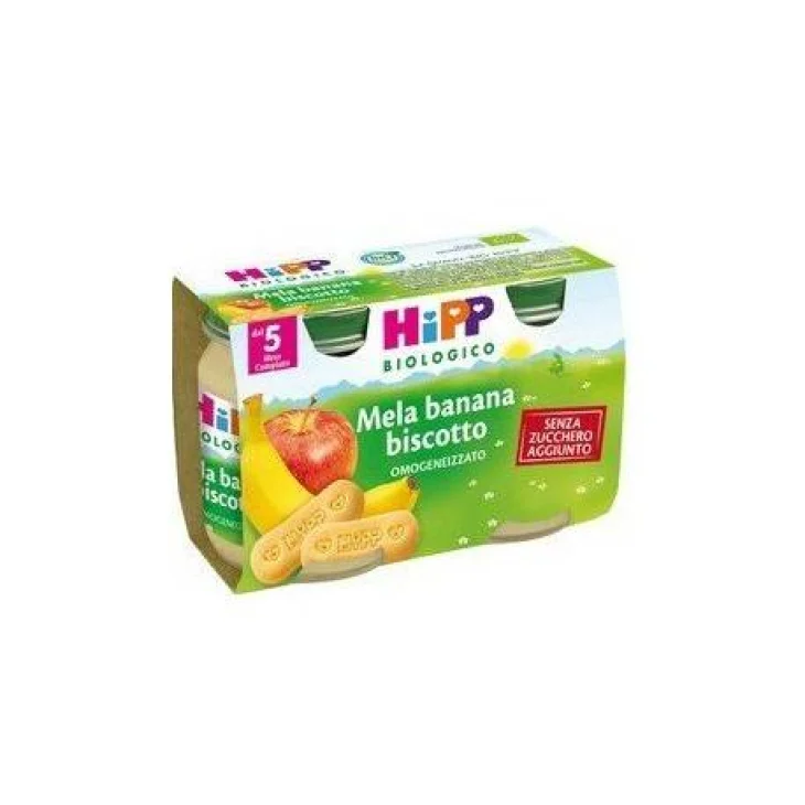 Hipp Bio Merenda Biologica Mela Banana e Biscotto