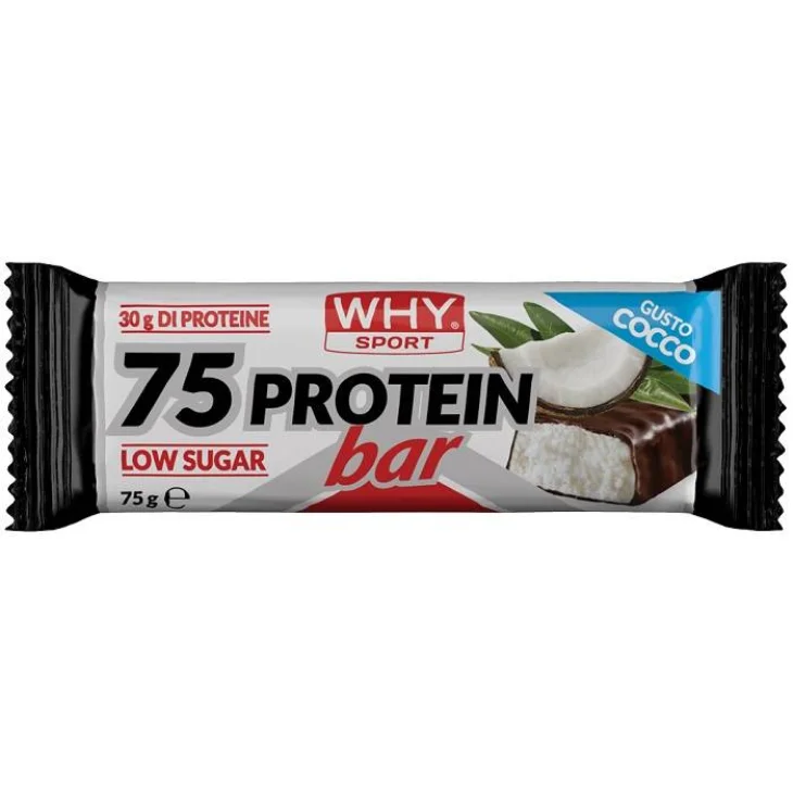 Whysport 75 Protein Bar Barretta Proteica Gusto Cocco 75 g