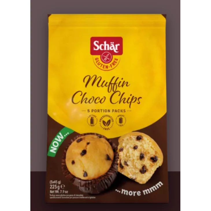 Schar Muffin Choco Chip Senza Glutine 225 g