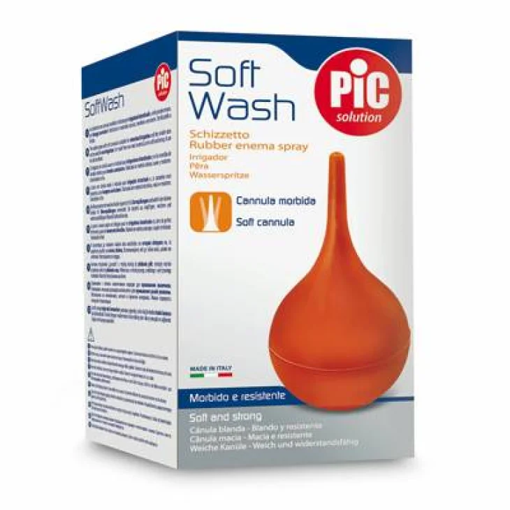 Pic Soft Wash Schizzetto Peretta con Cannula Morbida 260 ml