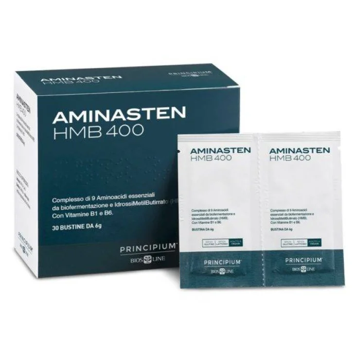 Bios Line Aminasten HMB 400 Integratore di Aminoacidi 14 bustine